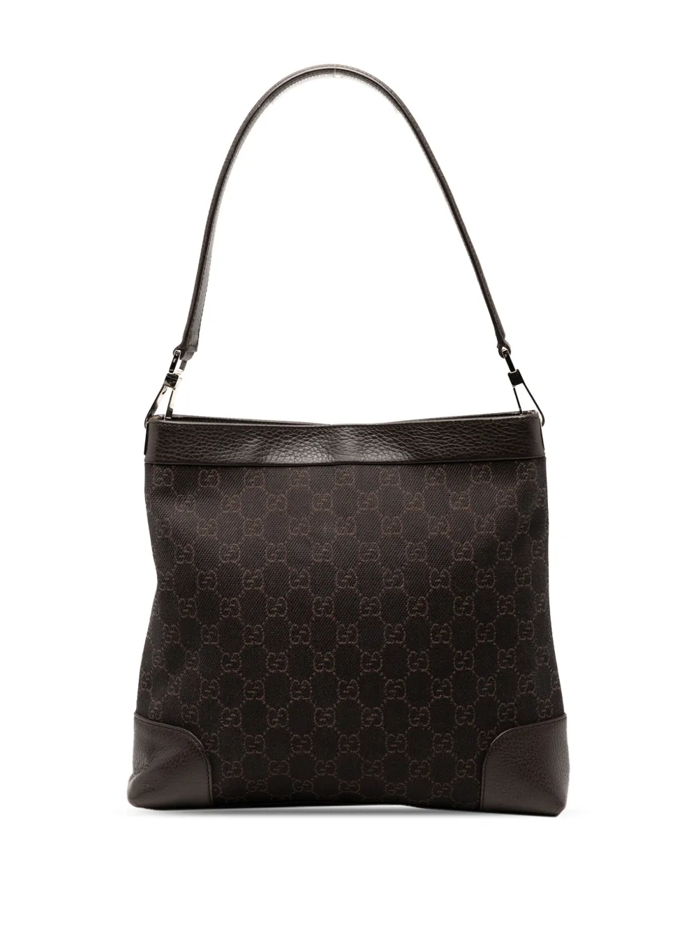 Gucci Pre-Owned 2000-2015 GG Denim shoulder bag - ブラウン Gucci Pre-Owned 2000-2015 GG Denim shoulder bag - ブラウン