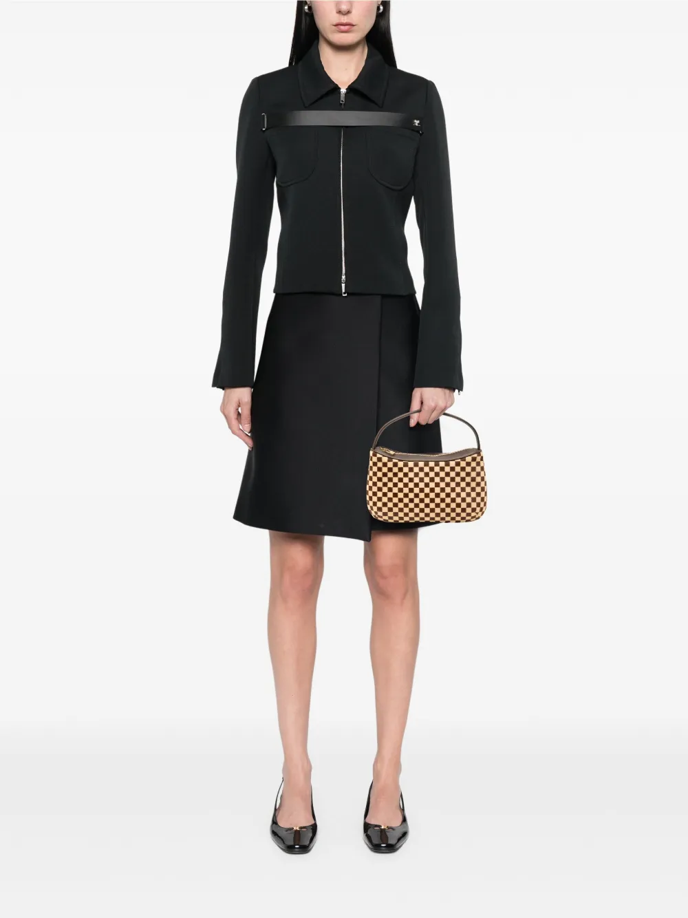 Pre-owned Louis Vuitton 2000 Damier Sauvage Tigre Handbag In Brown