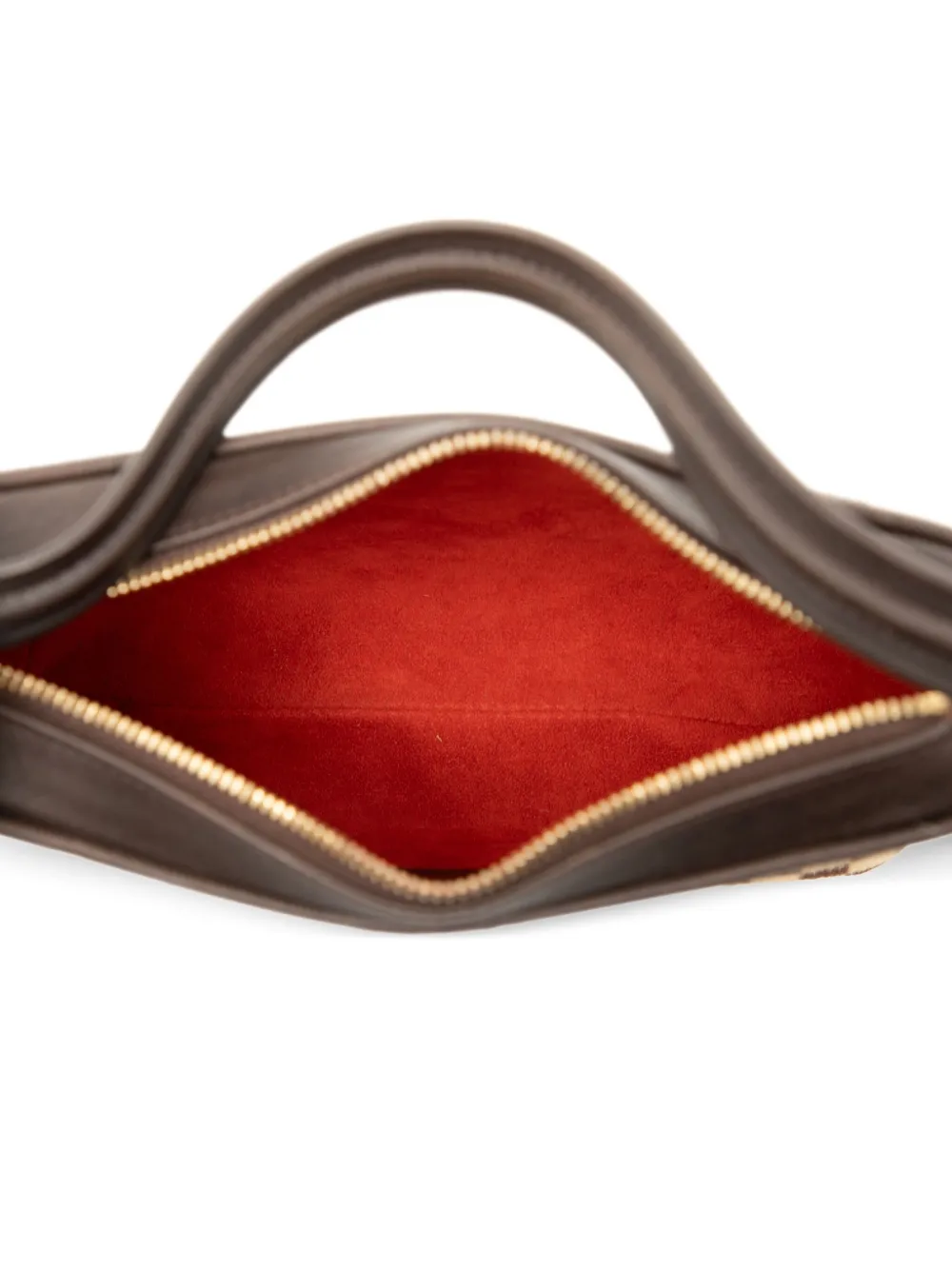 Pre-owned Louis Vuitton 2000 Damier Sauvage Tigre Handbag In Brown