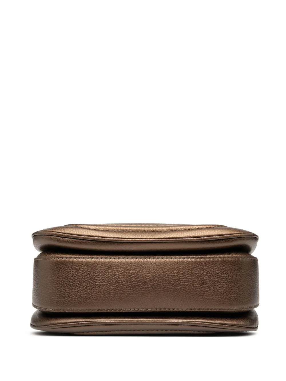 Pre-owned Gucci 2000-2015 Medium Leather New Bamboo Satchel In Brown