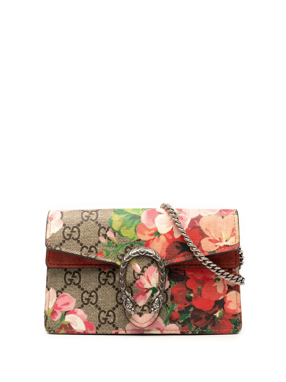 Gucci Pre-Owned 2016-2025 Mini GG Supreme Blooms Dionysus crossbody Gucci Pre-Owned 2016-2025 Mini GG Supreme Blooms Dionysus crossbody
