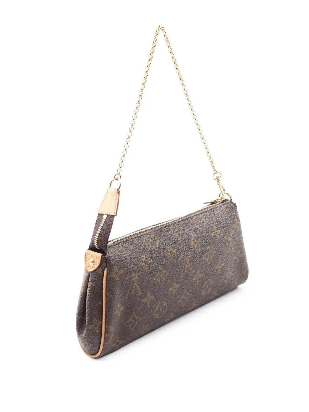 Pre-owned Louis Vuitton 2012 Monogram Eva Satchel In Brown