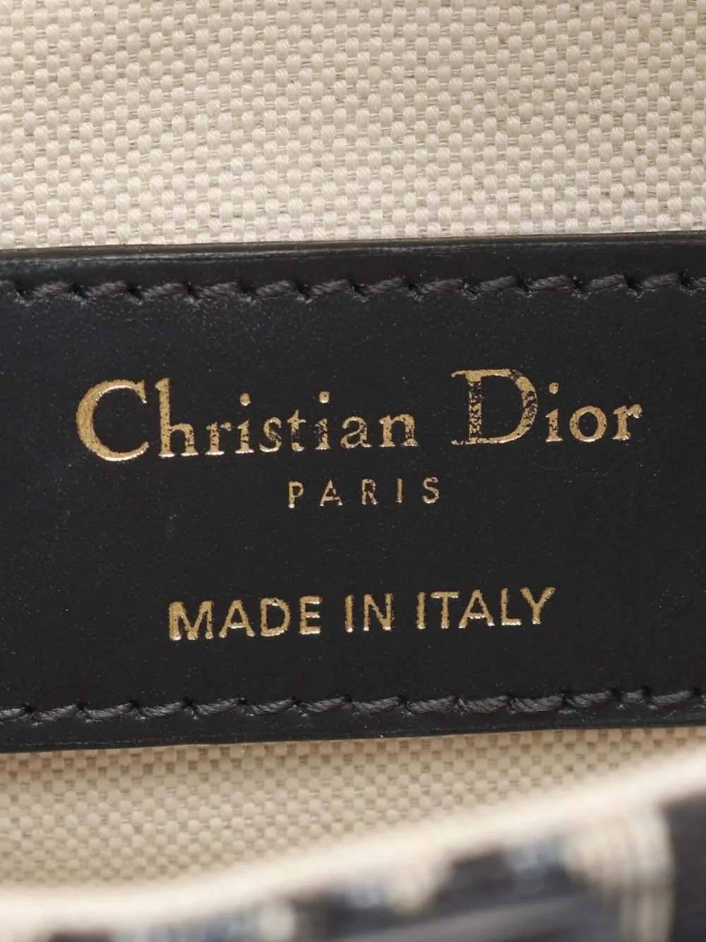 DIOR Pre-owned 2010-2025 Mini Oblique Canvas Saddle Bag Handbag In Brown