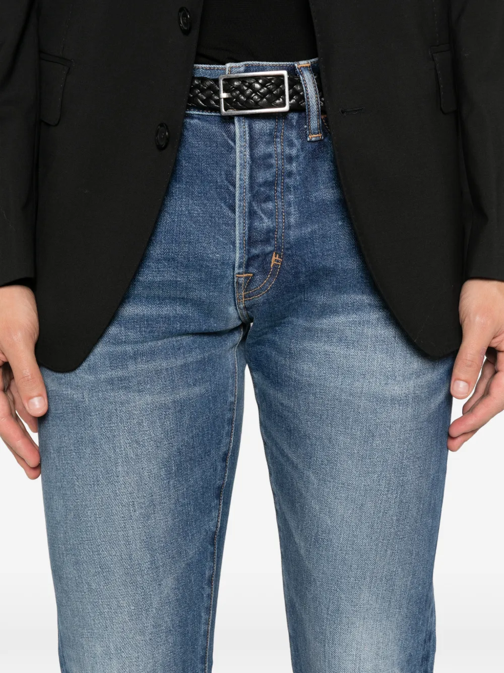 TOM FORD belt-loop pocket jeans Blauw