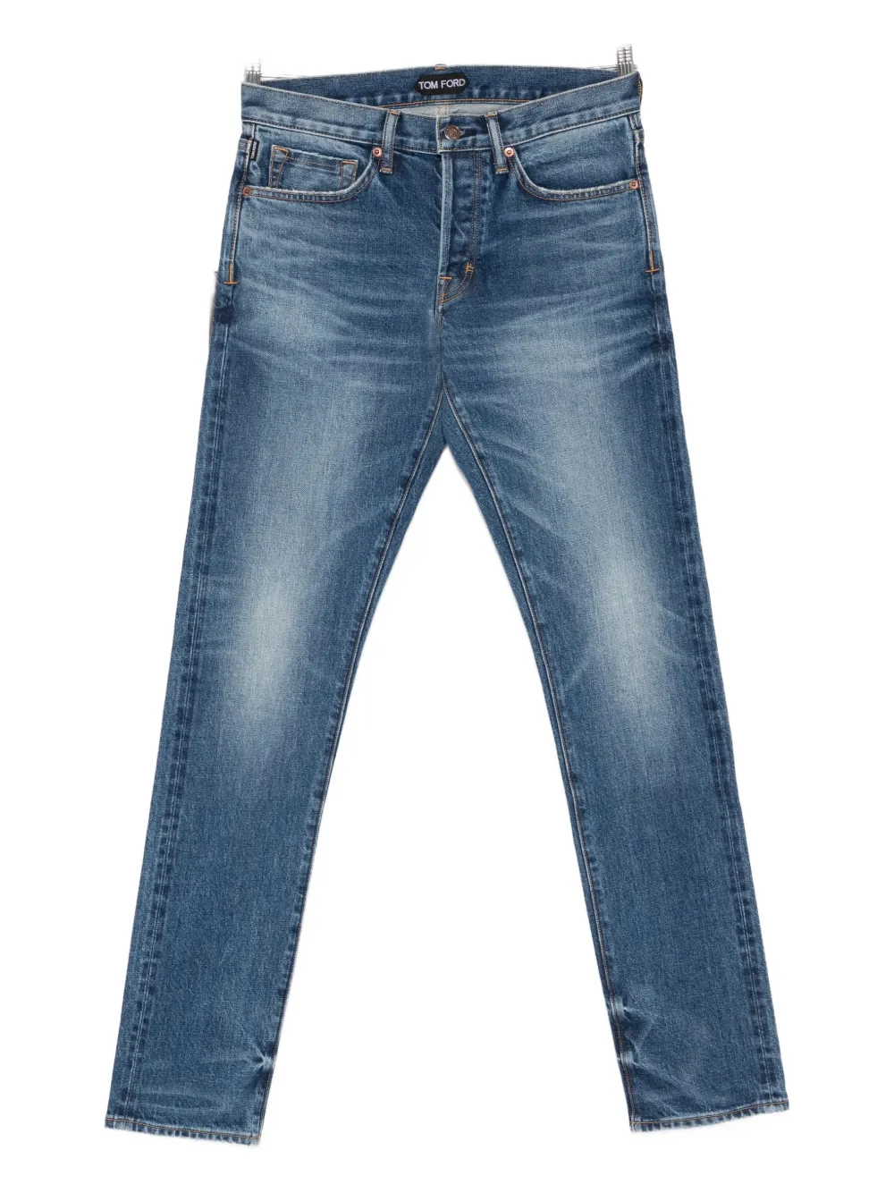 TOM FORD belt-loop pocket jeans - Blu
