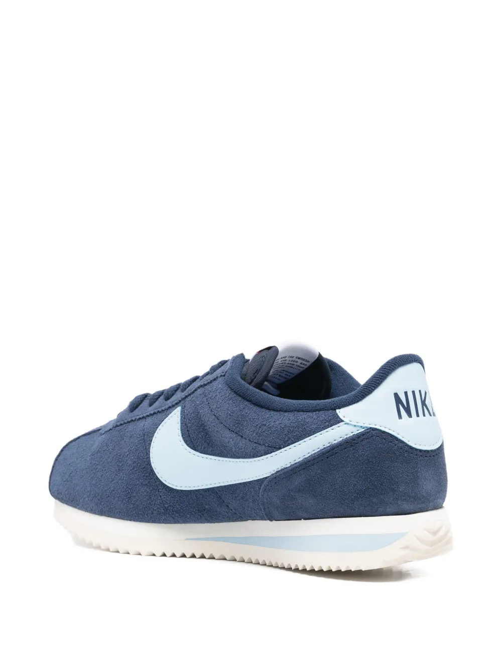 Nike Cortez Swoosh leren sneakers Blauw