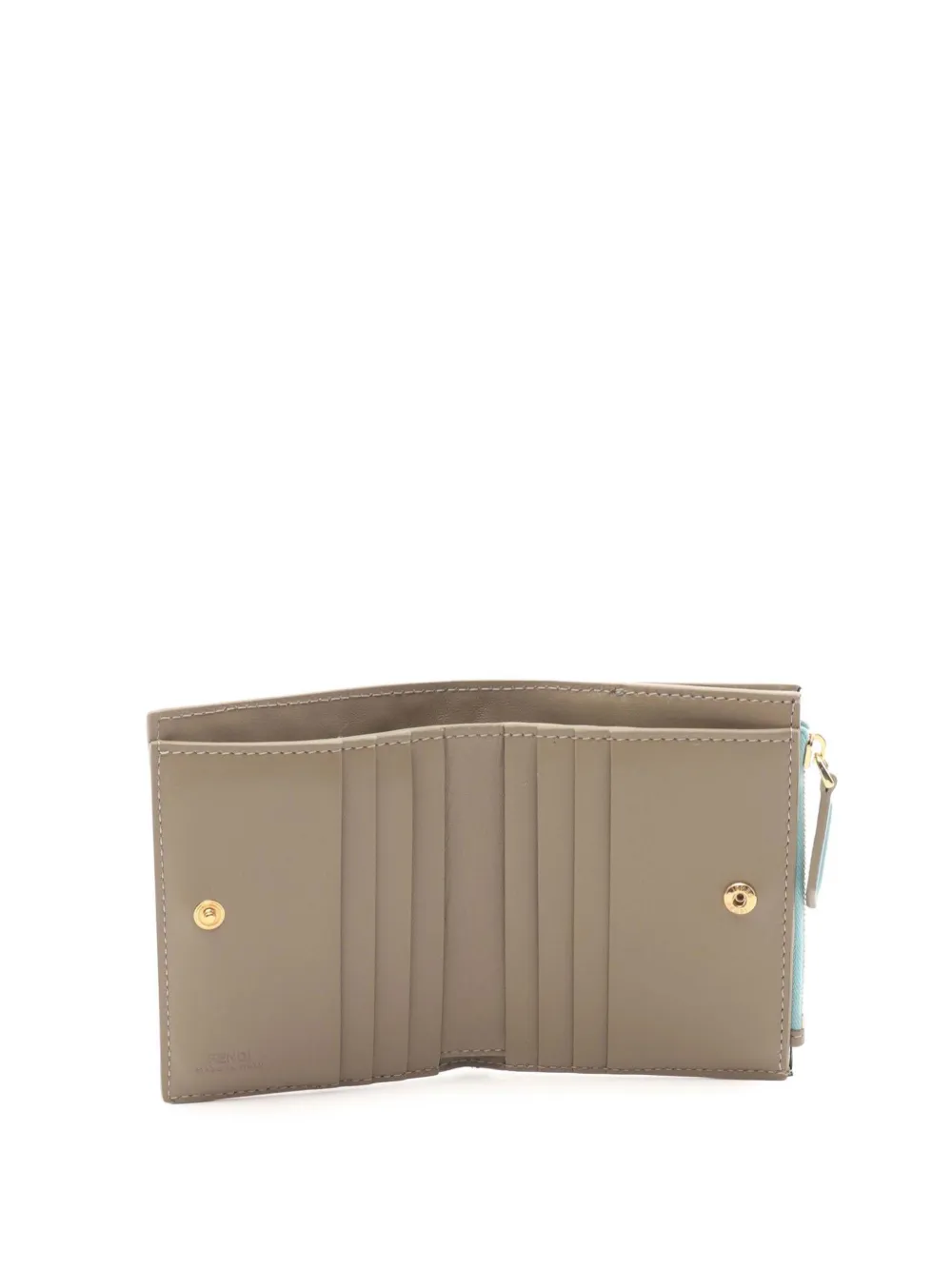 FENDI Pre-owned 2010-2025 Slim Baguette Wallet Small Wallets In Blue