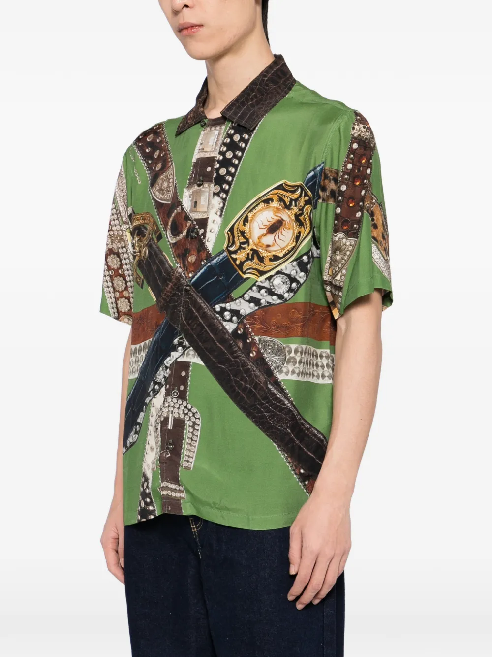  Thames Mmxx Printed Shirt - Green 