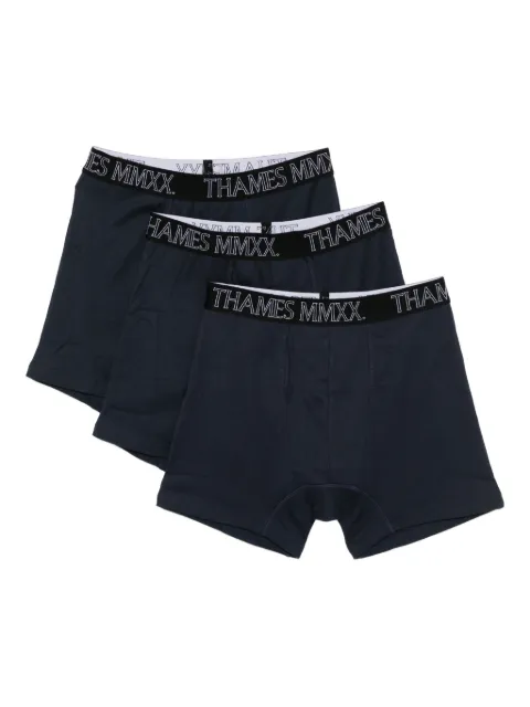 THAMES MMXX logo-waistband boxers (set of three)