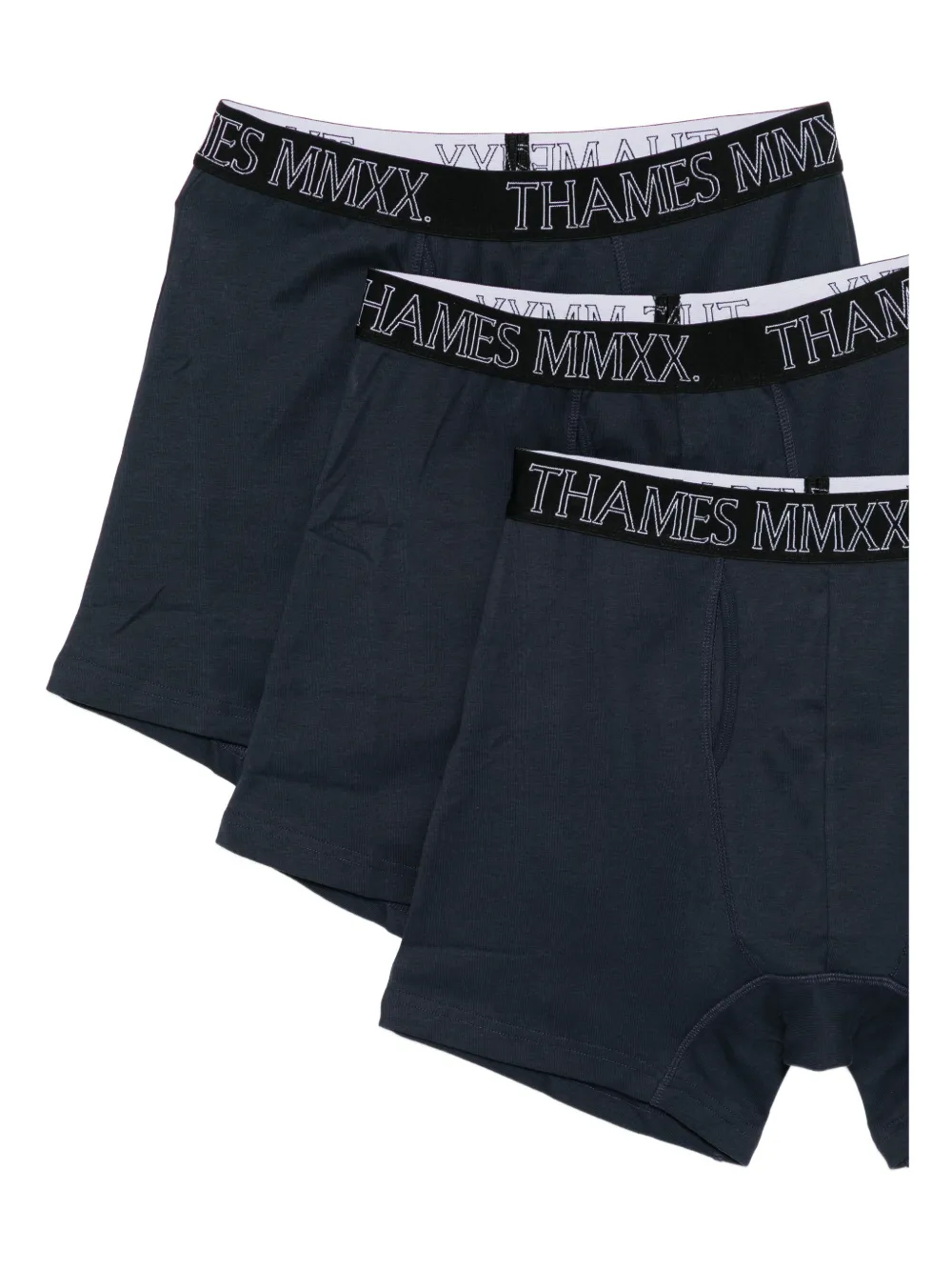 THAMES MMXX ロゴウエスト ボクサーパンツ セット | ブルー | FARFETCH JP