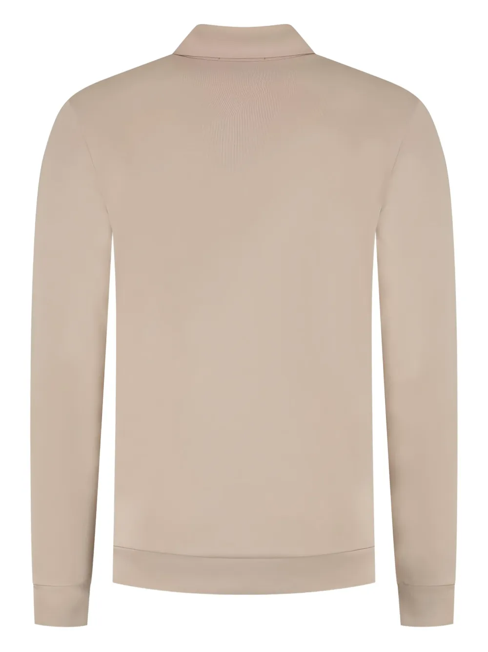 Stefan Brandt Lim long-sleeve polo shirt - Beige