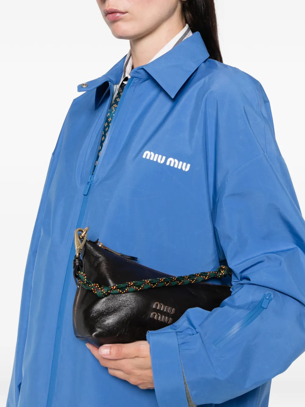 Miu Miu leather shoulder bag - Bruin