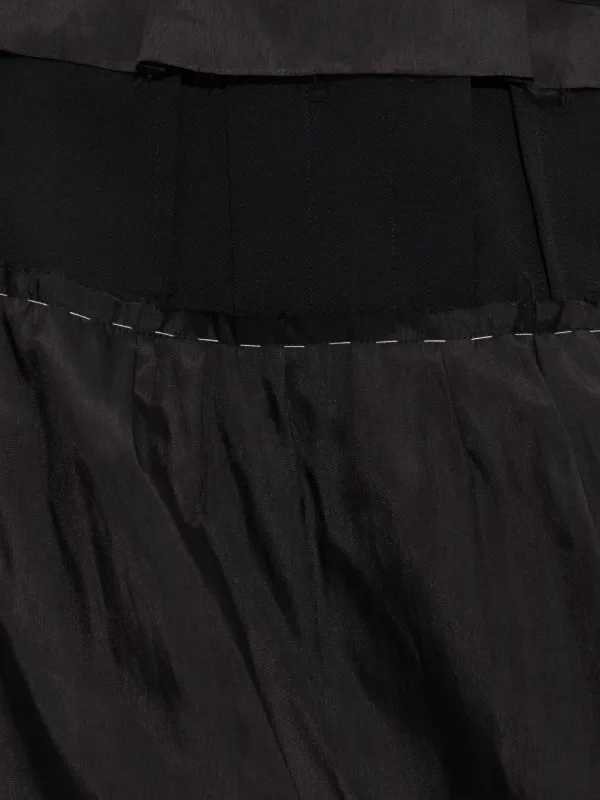 Maison Margiela ラッフル スカート | ブラック | FARFETCH JP
