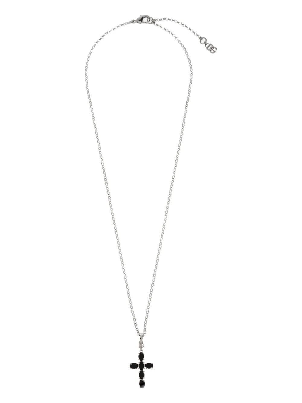 Dolce & Gabbana cross-pendant necklace - Argento