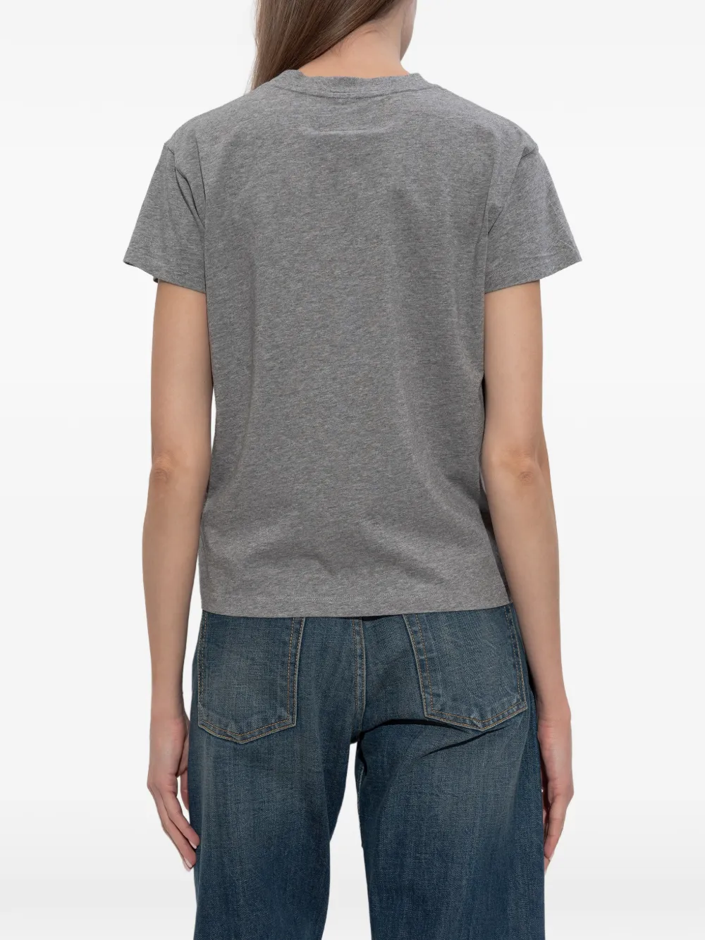 MM6 Maison Margiela T-shirt met opgestikte zak Grijs