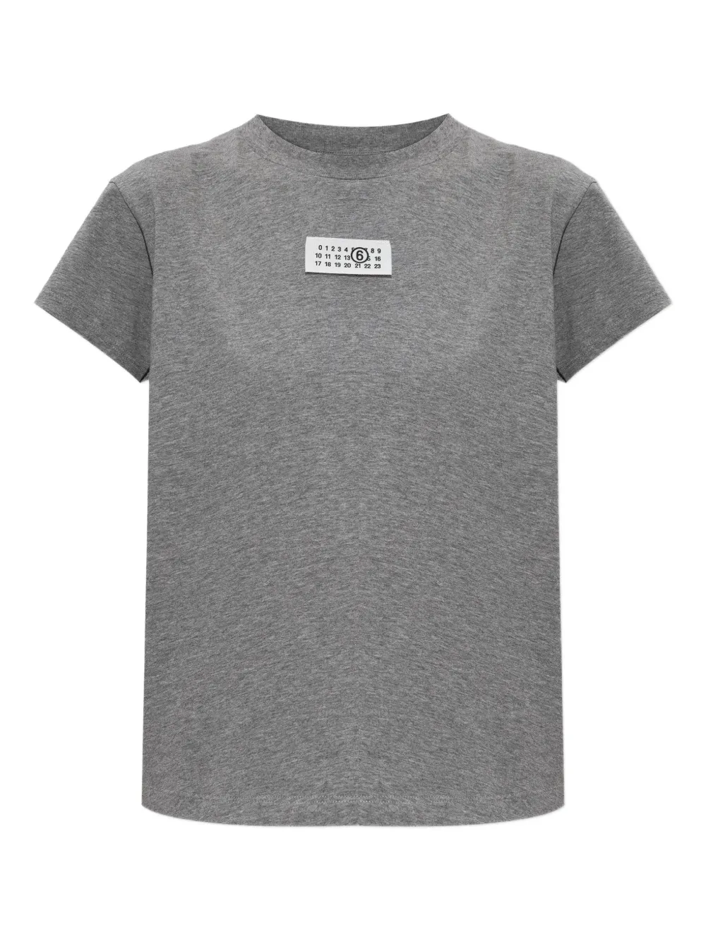 MM6 Maison Margiela patch cotton T-Shirt - Grigio
