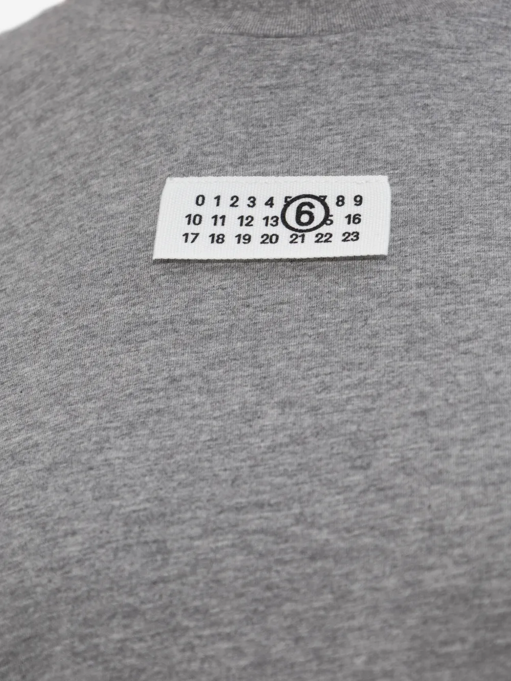 MM6 Maison Margiela T-shirt met opgestikte zak Grijs