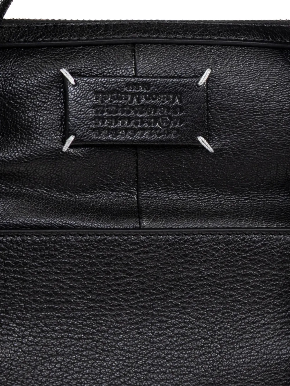 Maison Margiela 5AC East West kleine shopper Zwart