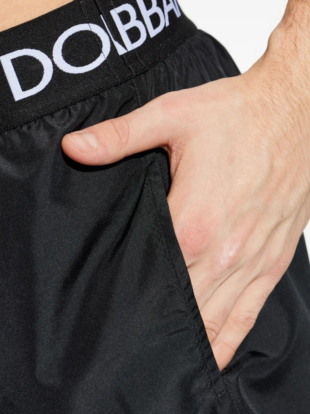 Dolce & Gabbana Boxershorts met logoband Zwart