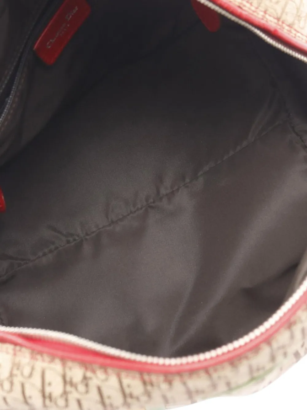 DIOR Pre-owned 2000-2010 Issimo Trotter Canvas Rasta Bowler Bag Handbag In Brown