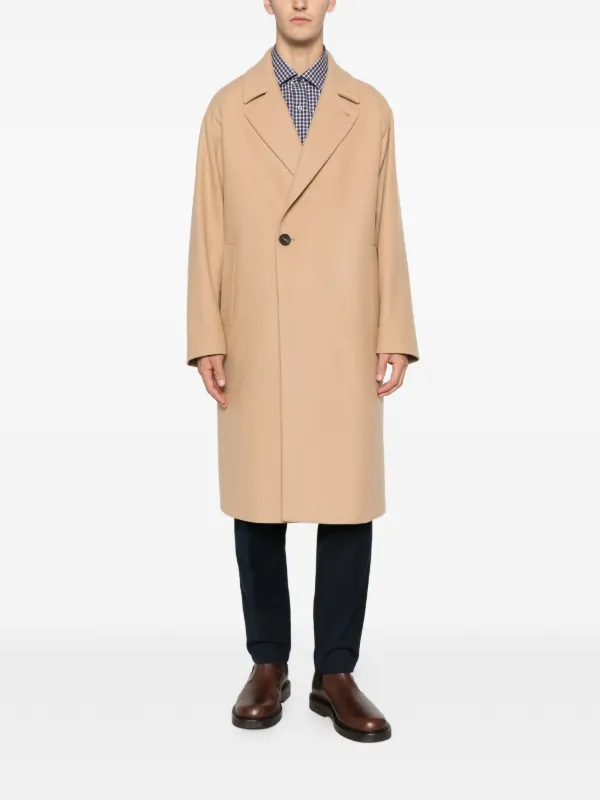 【新品未使用】HEVO SURBOポリエステルセミダブル コート Hevo Surbo ポケット シングルコート | ニュートラル | FARFETCH JP