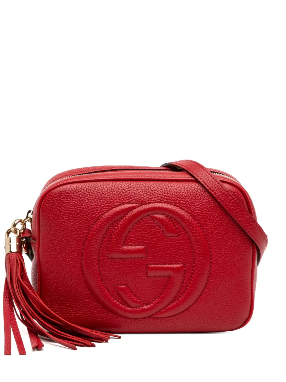 Gucci Pre-Owned 2016-2025 Leather Soho Disco crossbody bag - レッド Gucci Pre-Owned 2016-2025 Leather Soho Disco crossbody bag - レッド