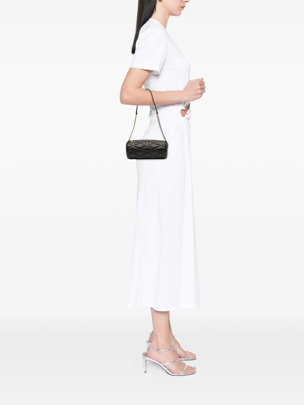 Saint Laurent Pre-Owned Sade Tube 绗缝小羊皮迷你单肩包（2022年典藏款） | 典藏臻品 | Image 2