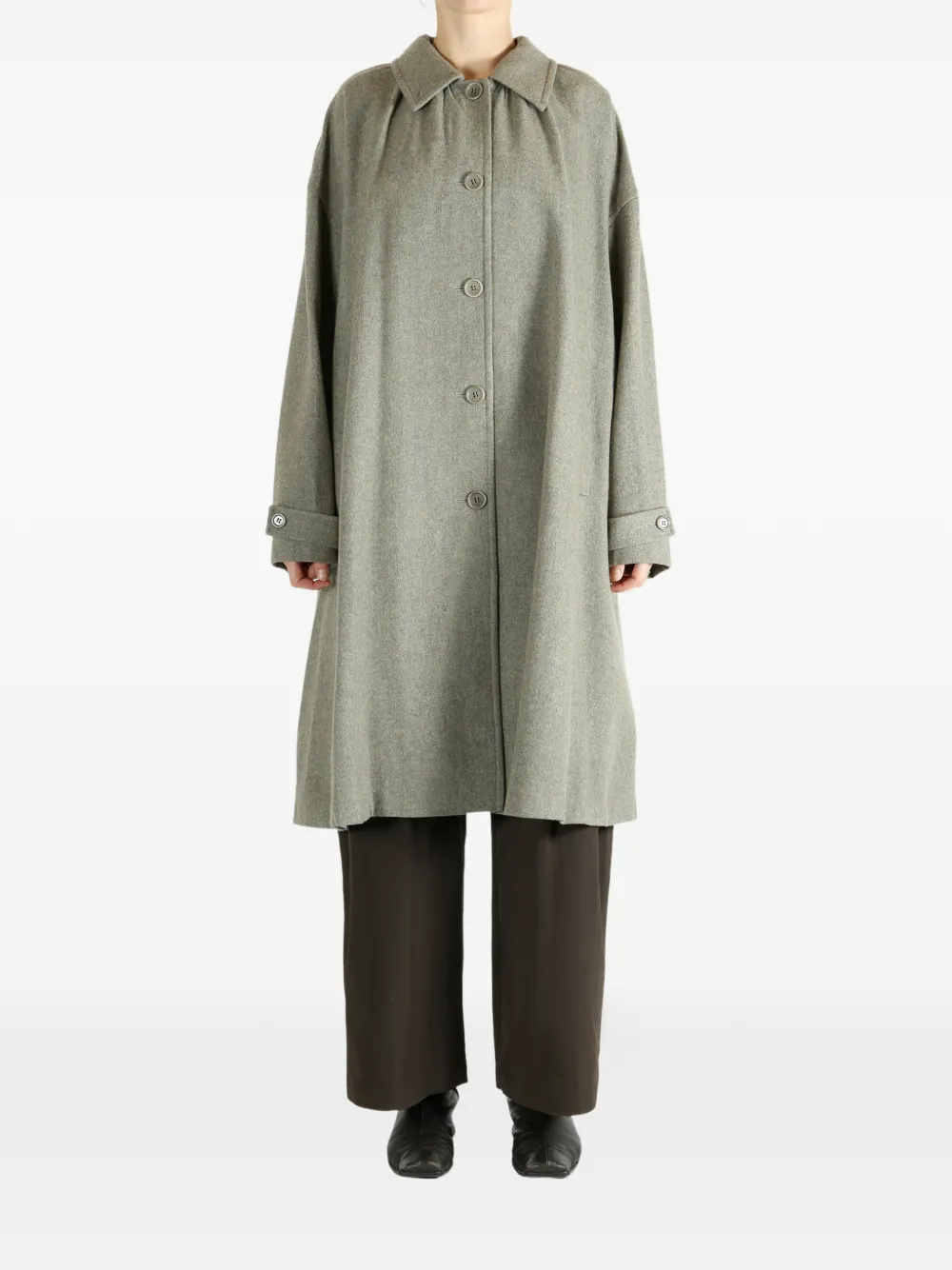 Amomento buttoned collar coat | Single Breasted Coats | Image 2