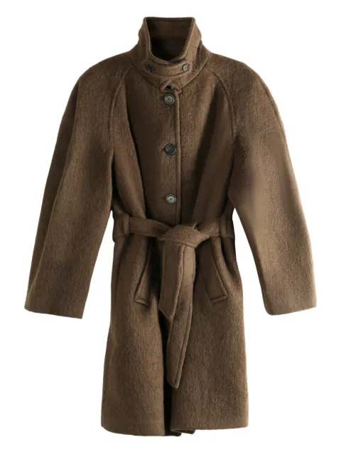 Amomento belted button coat