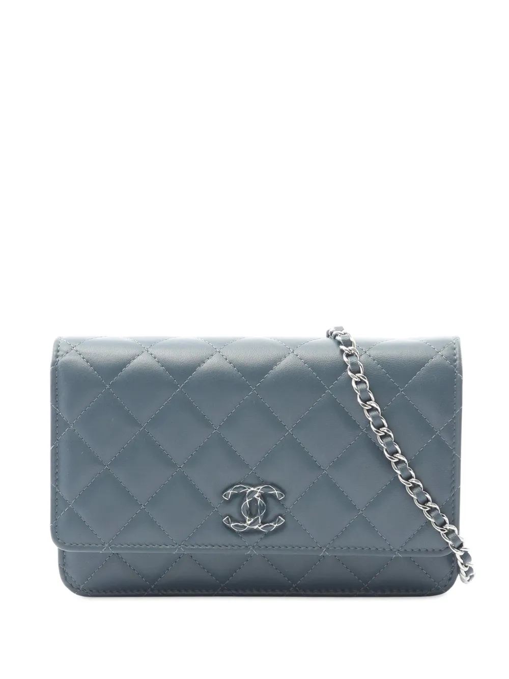 CHANEL Pre-Owned 2021-2025 CC Quilted Lambskin Wallet On Chain CHANEL Pre-Owned 2021-2025 CC Quilted Lambskin Wallet On Chain