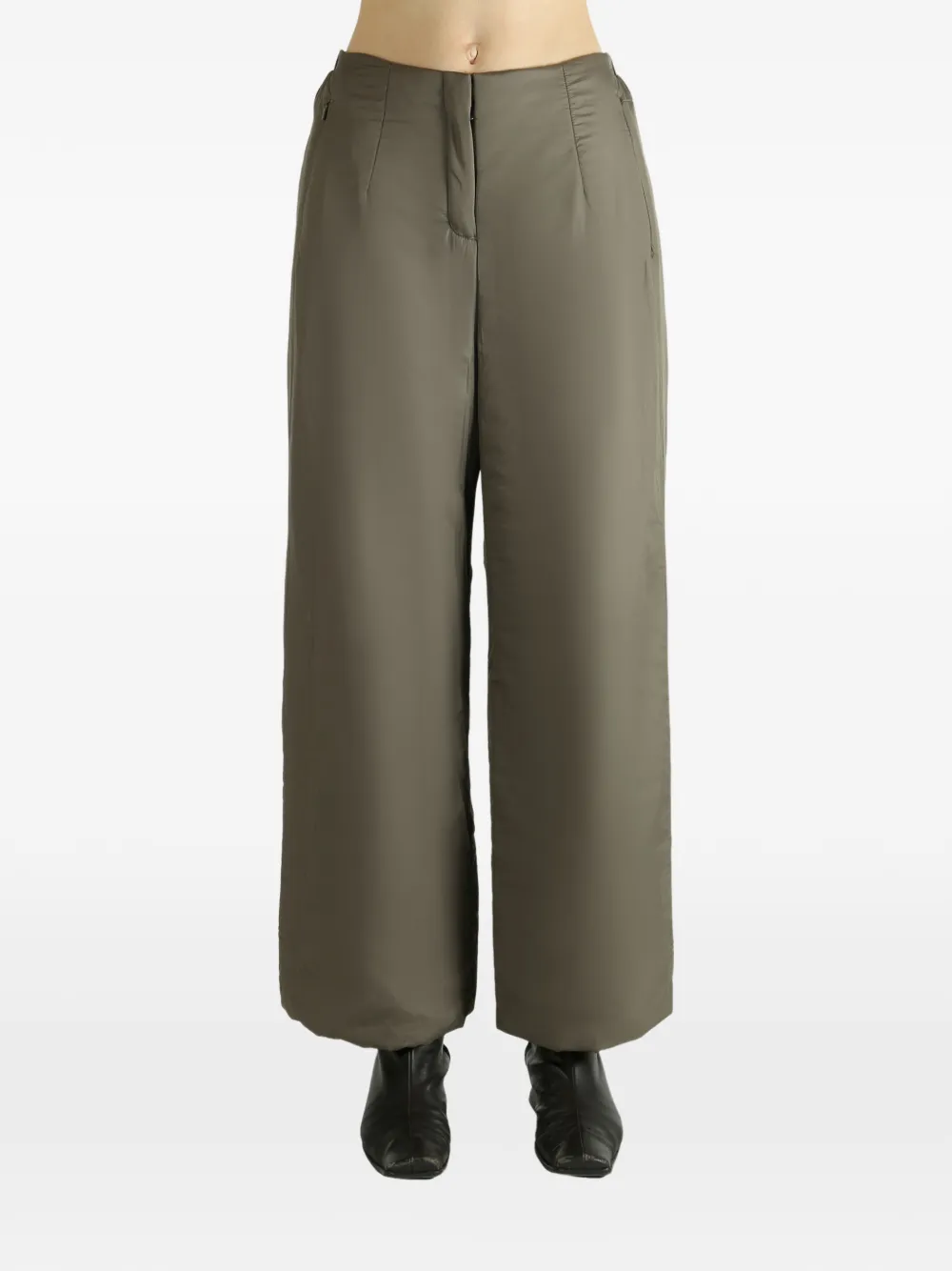 Amomento Ruched Trousers - Groen
