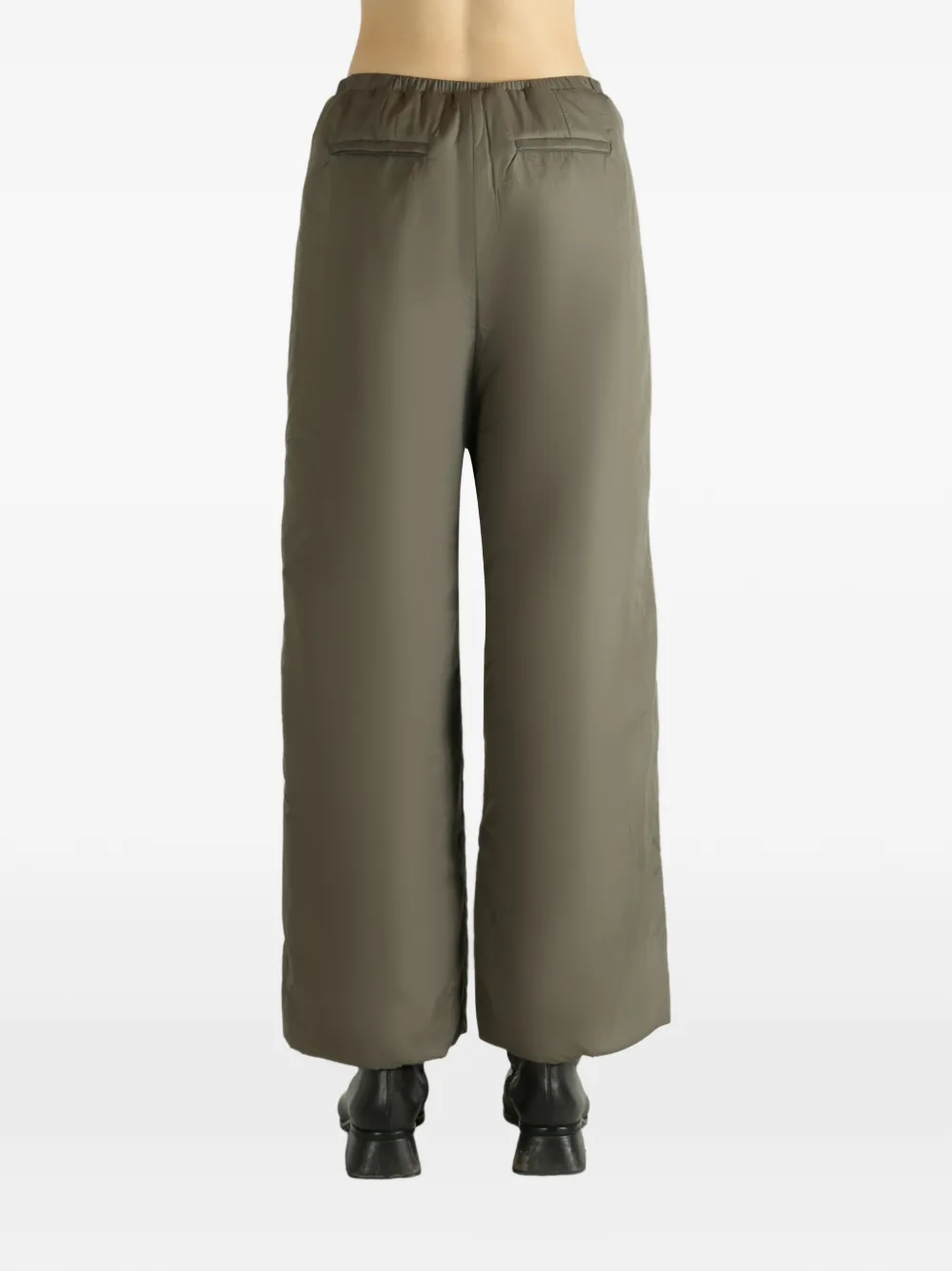 Amomento Ruched Trousers In Green
