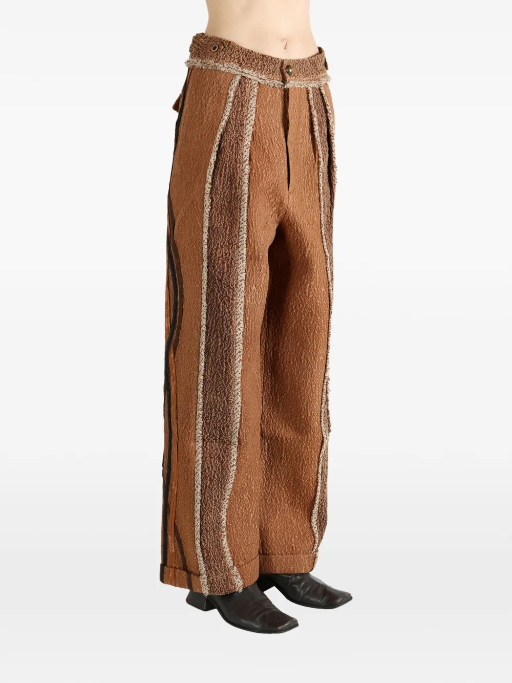 COMMUNS textured stripe trousers | Straight-Leg Pants | Image 2