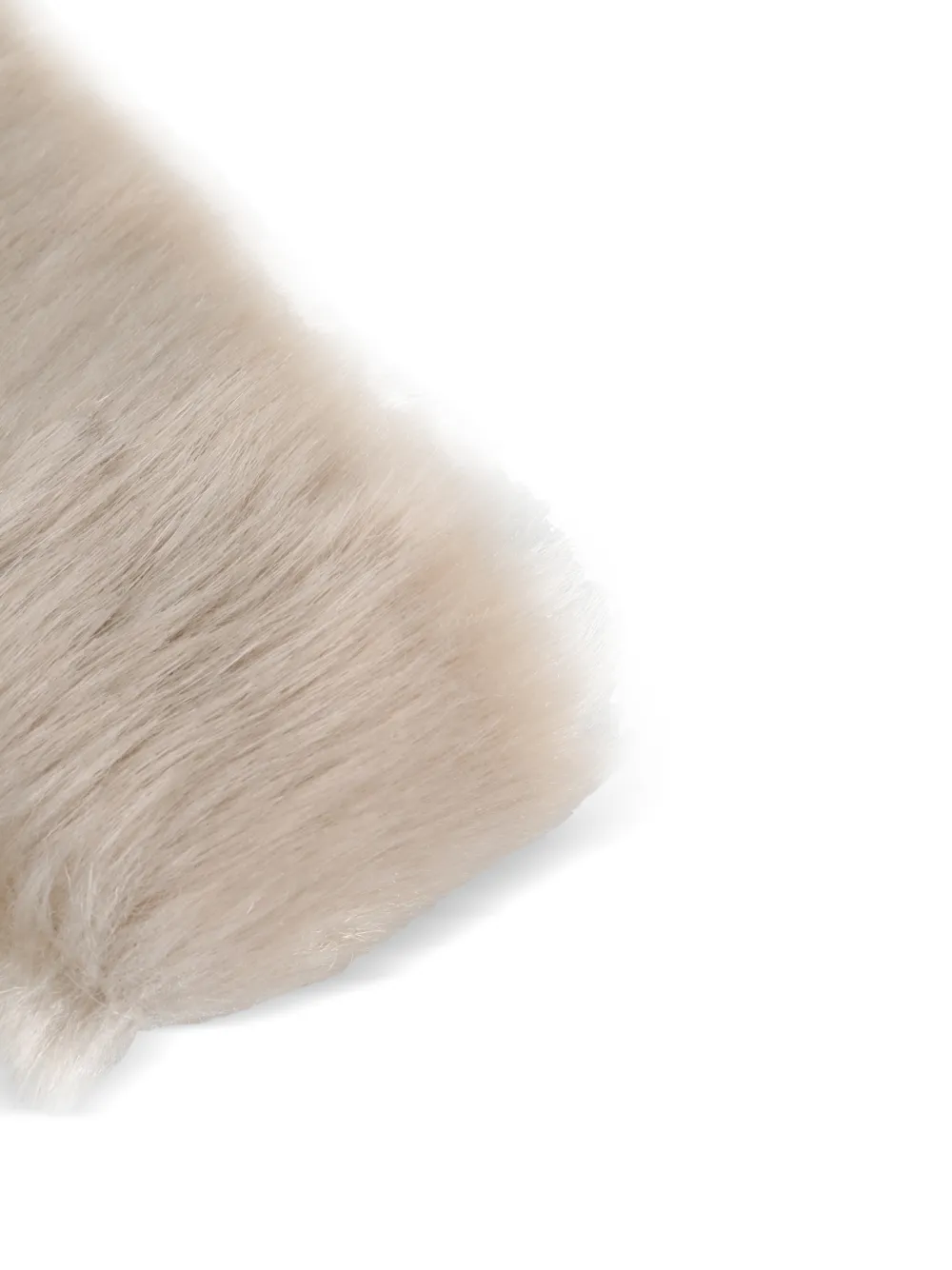 Amomento Pluizige haarband Beige