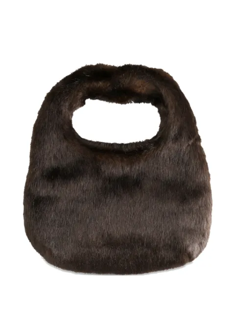Amomento fluffy mini tote bag