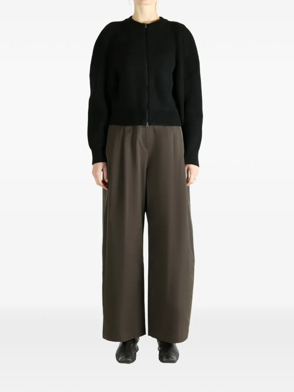 Amomento zip knitted top | Cardigans | Image 2