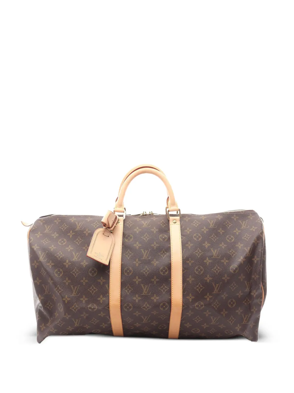Louis Vuitton Pre-Owned 2001 Monogram Keepall 55 travel bag - ブラウン Louis Vuitton Pre-Owned 2001 Monogram Keepall 55 travel bag - ブラウン