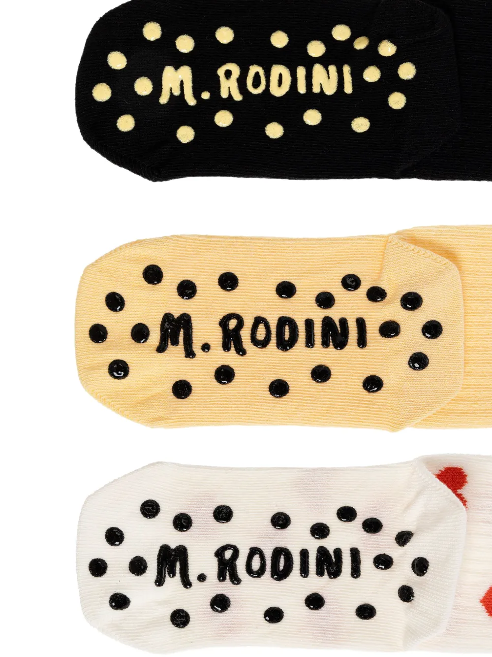 Mini Rodini Doggie Socks (pack Of Three) In Multi
