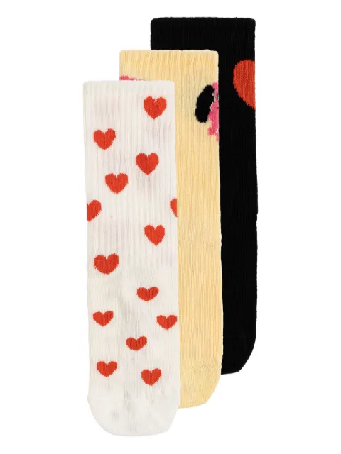 Mini Rodini set de tres pares de calcetines Doggie