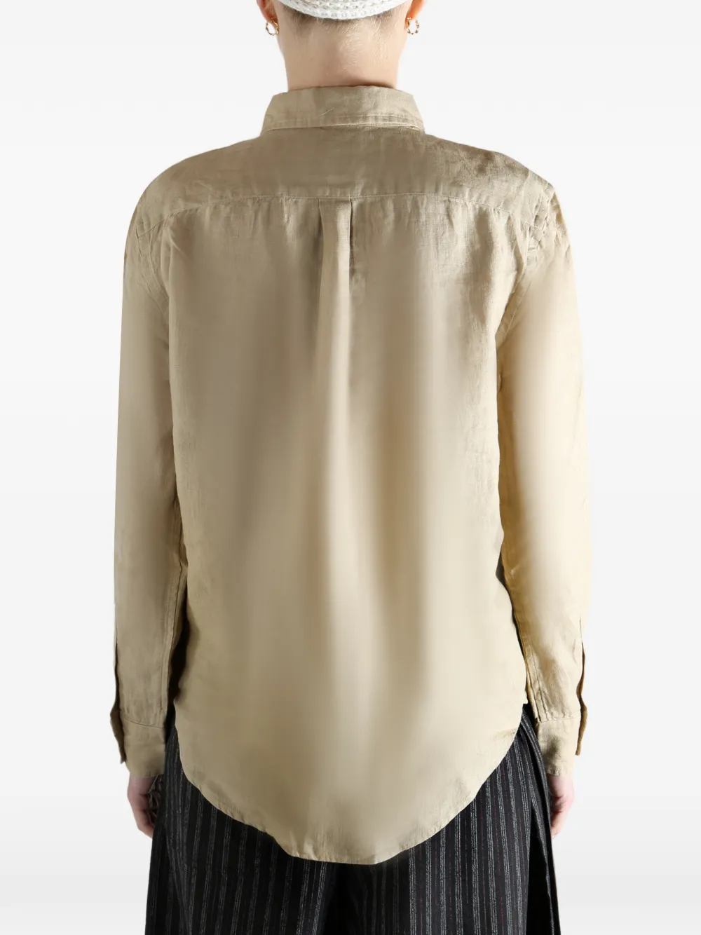 Polo Ralph Lauren Linnen overhemd Beige