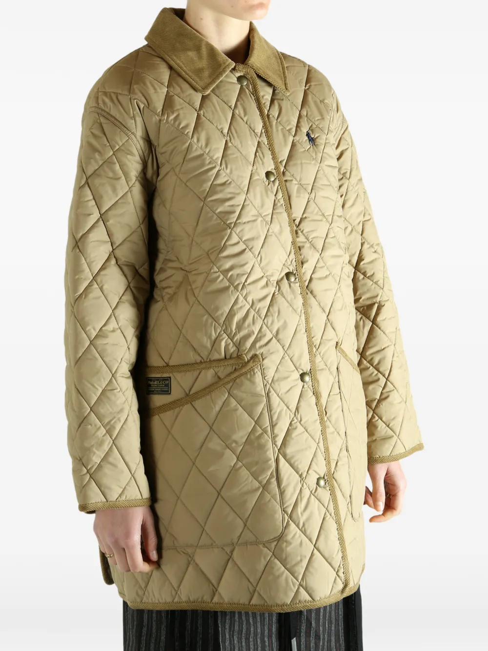 Polo Ralph Lauren quilted patch-pocket coat - Beige