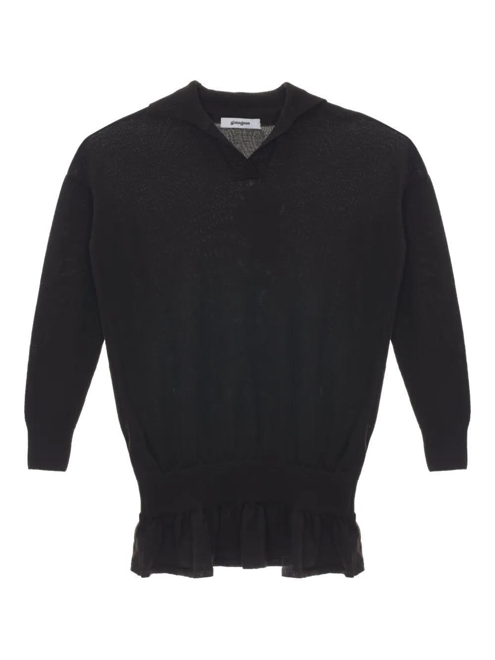 Gimaguas Fille Knitted Top In Brown