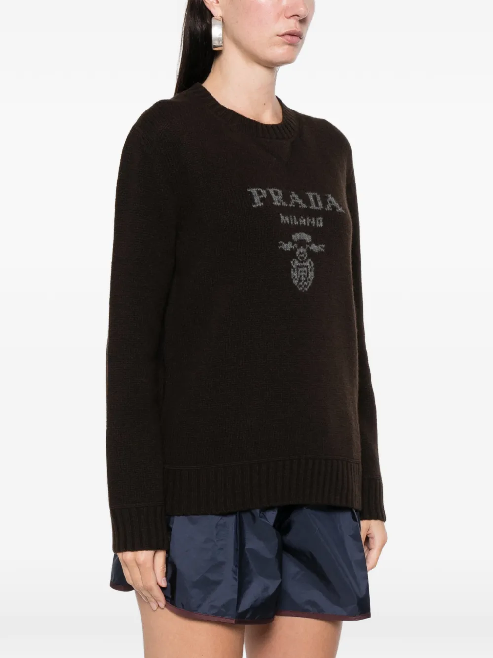 Prada crew-neck sweater Bruin
