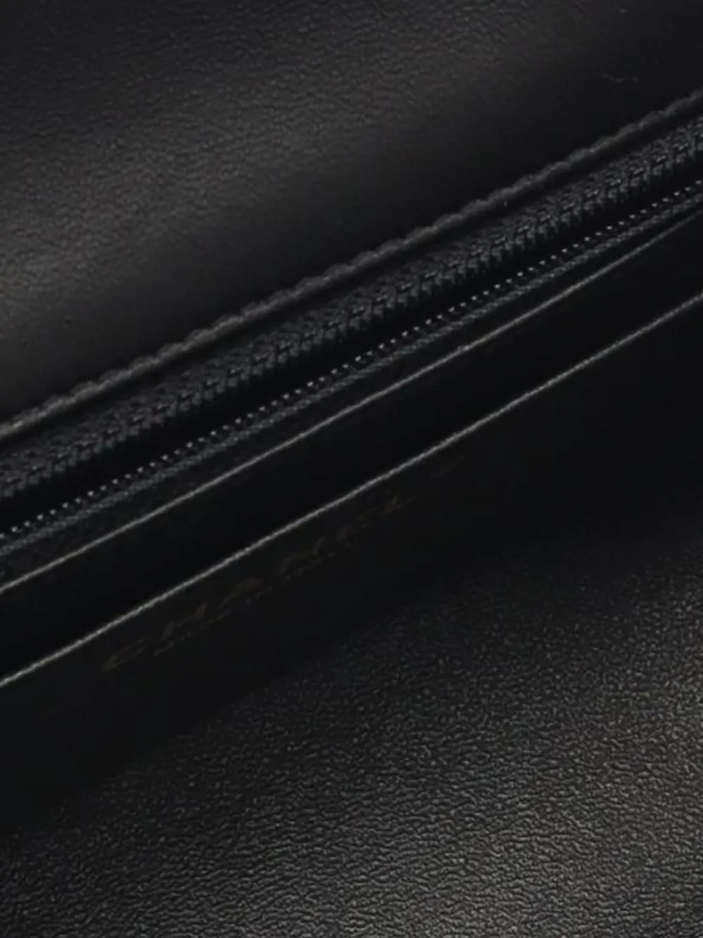 CHANEL Pre-owned 2017-2018 Mini Square Classic Chevron Lambskin Single Flap Crossbody Bag In Black