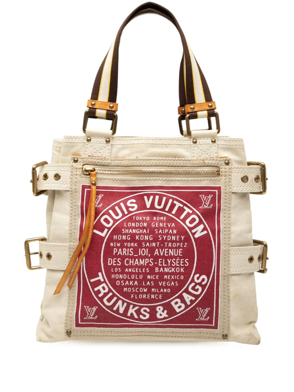 Louis Vuitton Pre-Owned 2005 Cruise Line Globe Shopper MM tote bag - Marrone