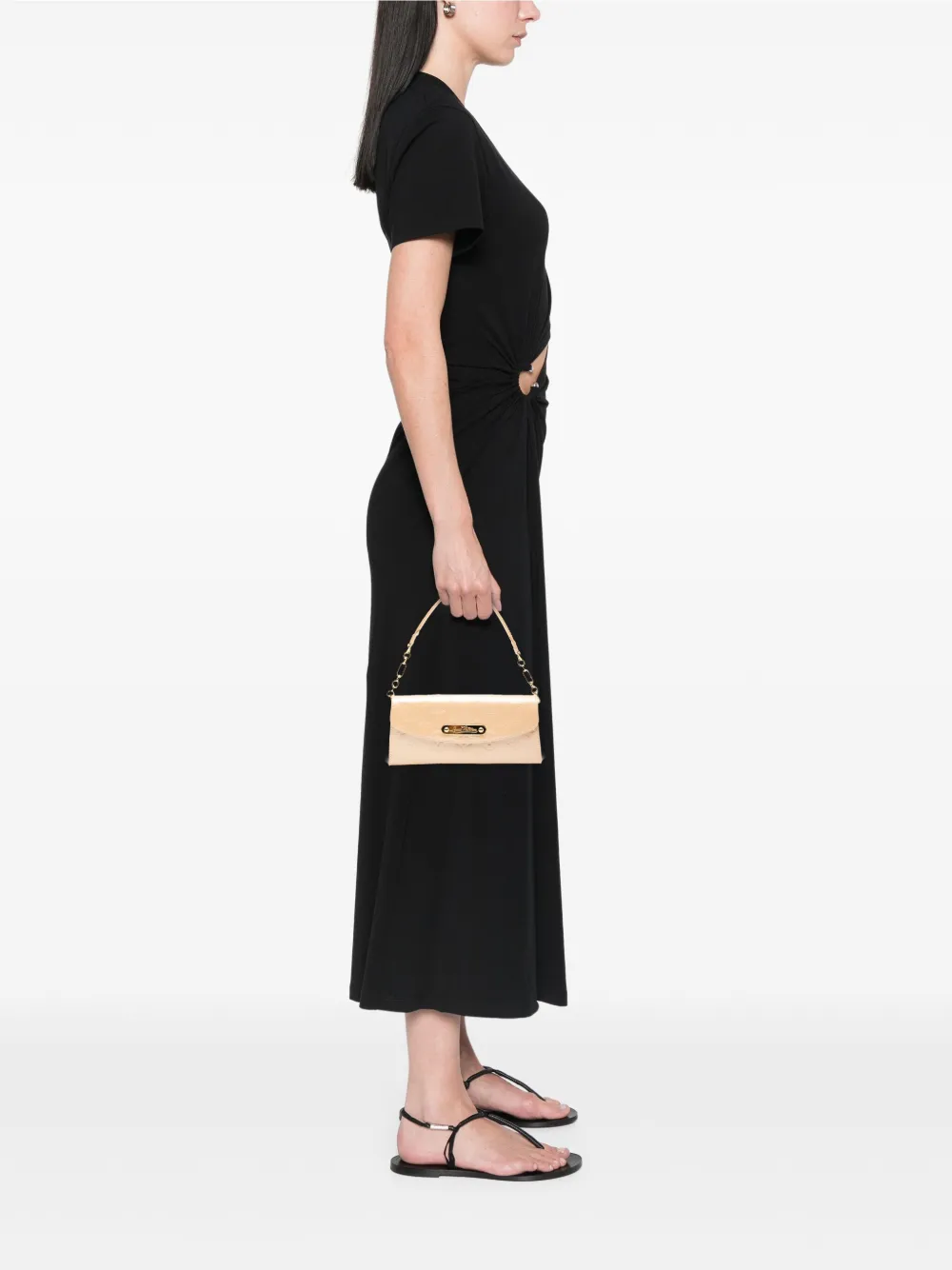 Pre-owned Louis Vuitton 2009 Monogram Vernis Sunset Boulevard Shoulder Bag In Brown