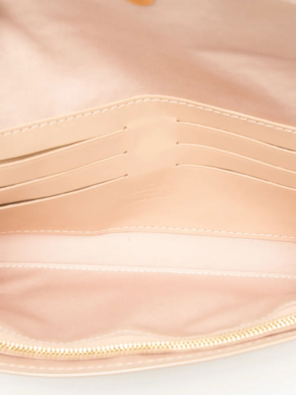 Pre-owned Louis Vuitton 2009 Monogram Vernis Sunset Boulevard Shoulder Bag In Brown