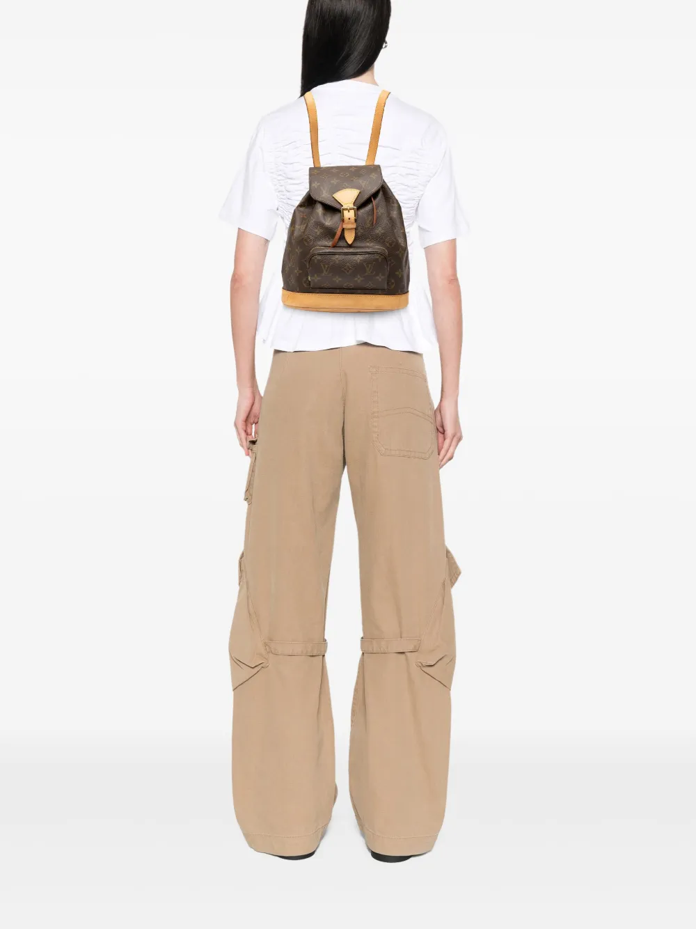 Louis Vuitton Pre-Owned 2001 Monogram Montsouris PM backpack | Pre-Owned | Image 2