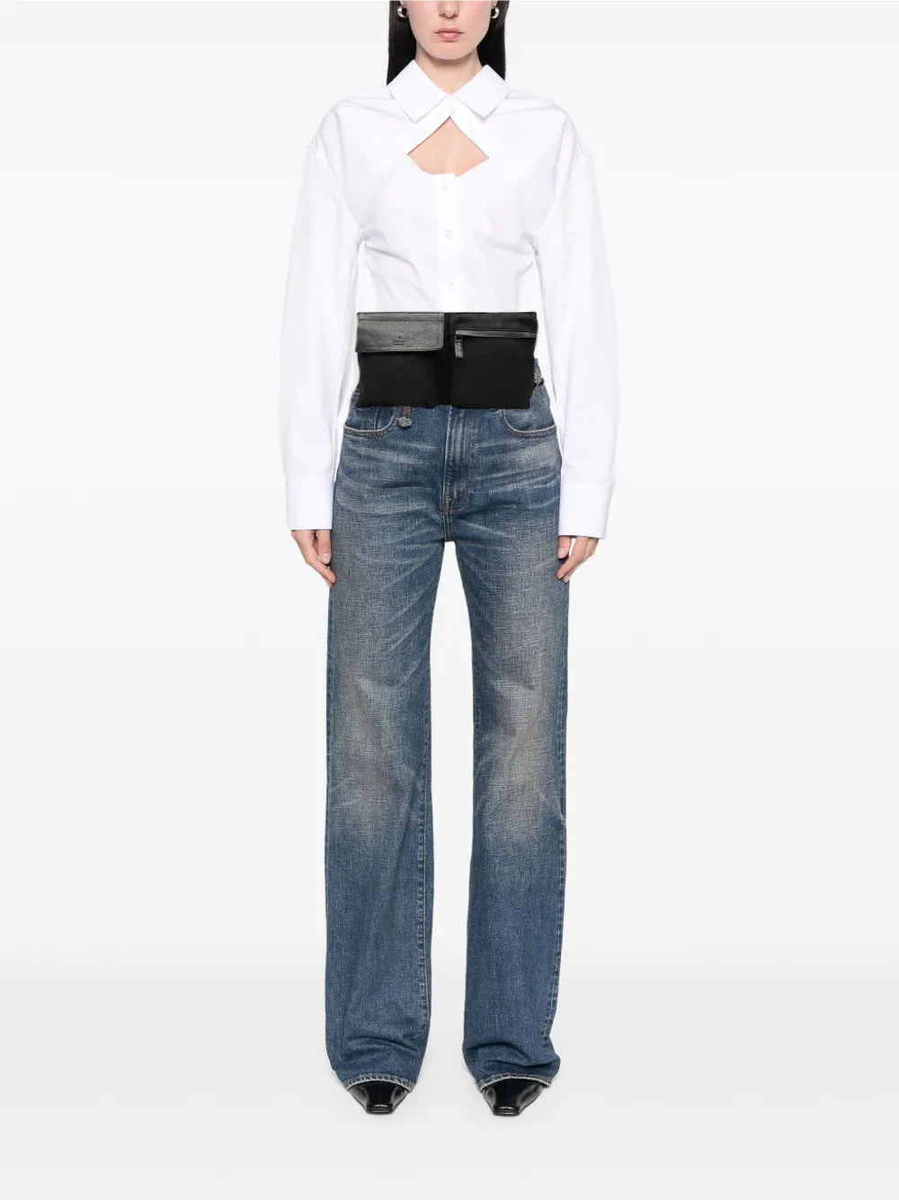 Gucci Pre-Owned 2000-2015 GG Canvas Double Pocket belt bag | Pre-Owned | Image 2