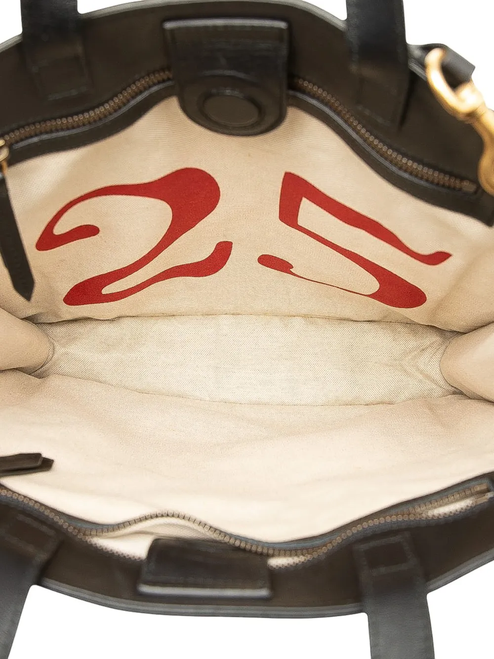 Pre-owned Gucci 2016-2025 Gg Supreme Blind For Love Satchel In Brown